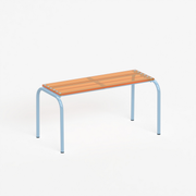 Bleu pastel + Orange