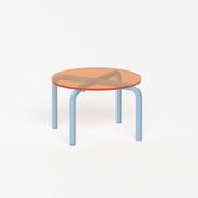 Bleu ciel + Orange
