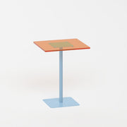 Bleu ciel + Orange