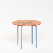 Bleu ciel + Orange