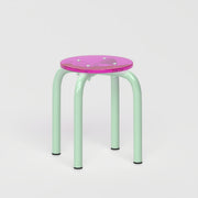 Vert pastel + Rose