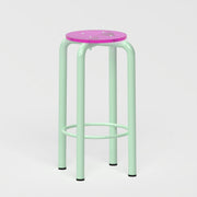 Vert pastel + Rose